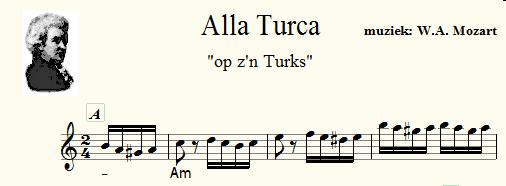 How to write notes - Alla turca