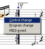 midi control change event